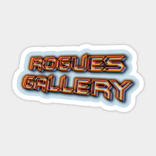 ROGUES GALLERY 80s Text Effects 5 Sticker